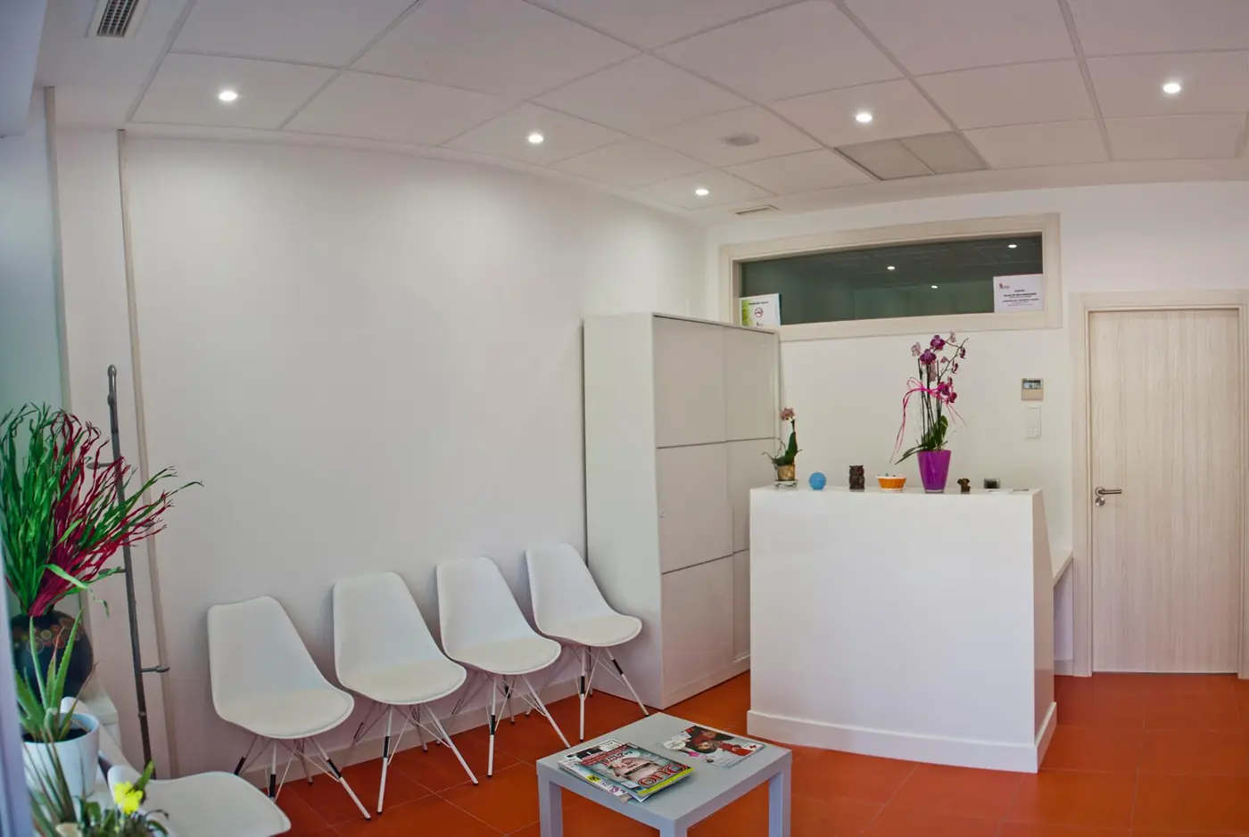 Recepción del centro